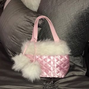 Girls/ladies small pink bag